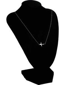 Delami Jemný dámský ocelový náhrdelník Kříž