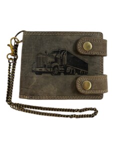 Tillberg Luxusní kožená peněženka s kamionem KAMION