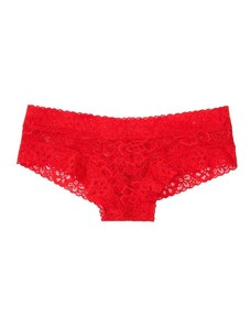 Victoria's Secret sexy červené krajkové brazilské kalhotky