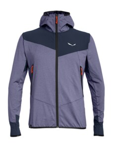 SALEWA AGNER HYBRID PL/DST M FZ HOODY navy blazer melange