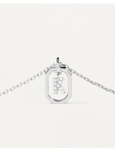 PDPAOLA Stříbrný náhrdelník s písmenem K