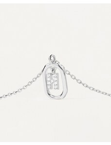 PDPAOLA Stříbrný náhrdelník s písmenem H
