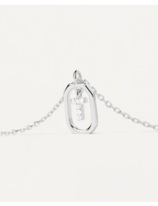 PDPAOLA Stříbrný náhrdelník s písmenem T