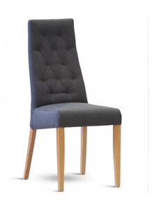 Jídelní čalouněná židle IBIZA – masiv dub, látka, více barev