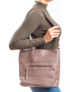 Beige Shelvt Shoulder Bag