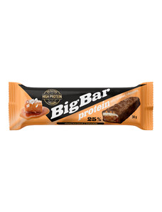 Tyčinka proteinová - slaný karamel - karamelové kousky a karamelová příchuť v čokoládě - Big Bar 38g