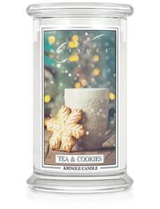 Kringle Candle svíčka Tea & Cookies (sójový vosk), 623 g