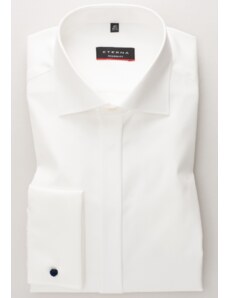 Zakázková výroba - Modern Fit - nežehlivá košile Eterna "Twill" neprůhledná smetanová - kolekce CEREMONI
