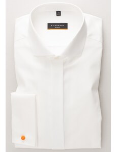 Zakázková výroba - Slim Fit - nežehlivá košile Eterna "Twill" neprůhledná smetanová - kolekce CEREMONI