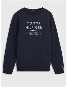 Tmavě modrá klučičí mikina Tommy Hilfiger - Kluci