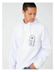 Koton Basic Hooded Sweatshirt Asian Printed Long Sleeve
