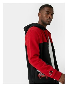 Koton Basketball Printed Hooded Sweatshirt Raised Zipper