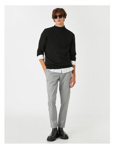 Koton Basic Woven Trousers with Waist Tie