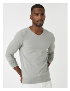 Koton Basic Knitwear Sweater V-Neck