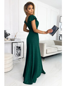 Elegantní třpytivé šaty Clara, Smaragdové