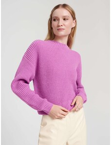 Sinsay - Hebký žerzejový svetr - fialová