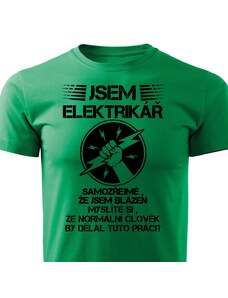 Pánské tričko Jsem elektrikář