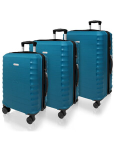 AVANCEA Sada cestovních kufrů AVANCEA DE32362 Oil Blue SML