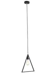 Nordic Design Černé kovové závěsné světlo Paris 35 x 30 cm