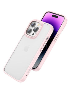 Ochranný kryt pro iPhone 14 Pro MAX - Hoco, GoldenShield Pink