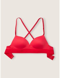 Victoria's Secret PINK Push-up podprsenka bez kostic červená