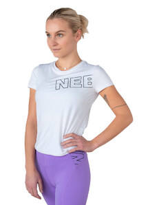 NEBBIA FIT Activewear funkční tričko 440 White