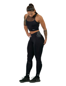 NEBBIA FIT Activewear legíny s vysokým pasem 443 Black