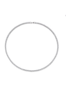 OLIVIE Stříbrný tenisový 50cm/3mm náhrdelník 7287