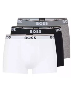 Hugo Boss pánské boxerky 3pack černé, šedé, bílé