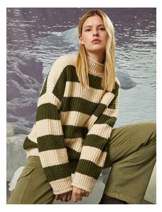 Şahika Ercümen X Koton - Turtleneck Knitted Oversize Sweater