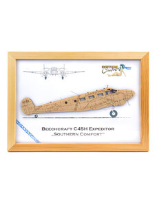 LeteckeDoplnky.cz Obraz Beechcraft C-45H Expeditor