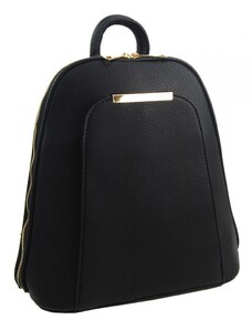 ELOAS Černý elegantní menší dámský batůžek / kabelka