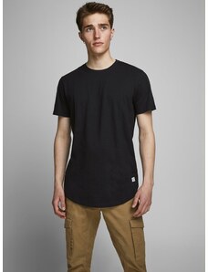 Černé pánské basic tričko Jack & Jones - Pánské