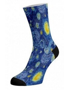 NIGHT bavlněné potištěné veselé ponožky Walkee 37-41