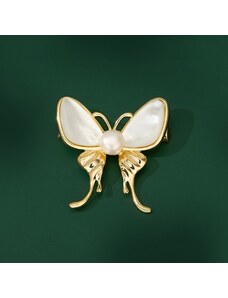 Éternelle Perleťová brož Jacoba - motýl