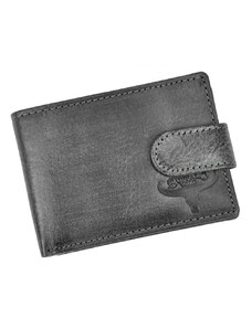 Menší černá pánská kožená peněženka RFID v krabičce BUFFALO ELOAS
