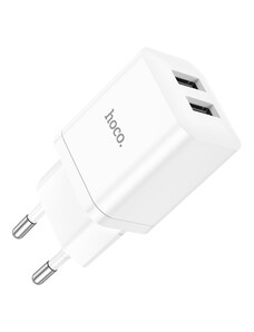 Nabíjecí USB adaptér do sítě - Hoco, N25 Maker White