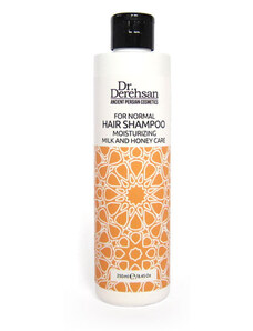 Dr. Derehsan Přírodní hydratační šampon na vlasy s mlékem a medem 250 ml