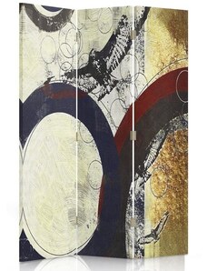 Gario Paraván Grafitový abstrakt Rozměry: 110 x 170 cm, Provedení: Klasický paraván
