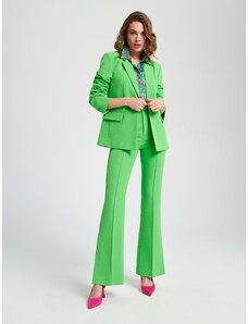 Sinsay - Elegantní kalhoty - zelená