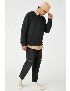 Koton Basic Sweatshirt Crew Neck