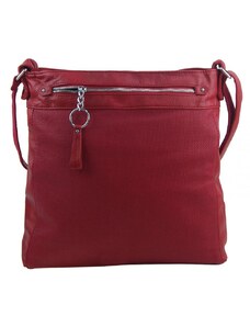 Barebag TESSRA Velká červená crossbody dámská kabelka D5580