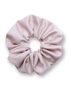 MURU Saténová scrunchie gumička - Pudrově růžová matná