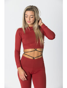 GoldBee Crop Top Fifty Shades Of Brick