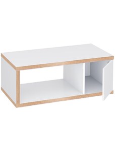 Bílý konferenční stolek TEMAHOME Berlin 105 x 55 cm