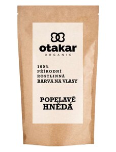 Otakar Organic - přírodní rostlinná barva na vlasy popelavě hnědá :-: 100 g - s obalem