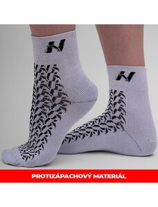 NEBBIA - Ponožky sportovní střední délka UNISEX 130 (light grey)