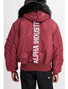 Alpha Industries 45P Hooded Custom (burgundy) M