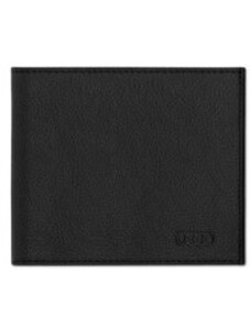 Audi malá pánská kožená peněženka, černá