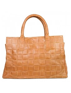 Luxusní italská kabelka z pravé kůže VERA "Zipora" 28x39cm